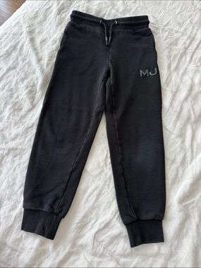 Marc Jacobs Black Kids Sweatpants with MJ Logo